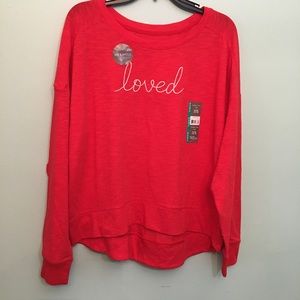 Women’s Secret Treasures Sleepwear Shirt NWT Red